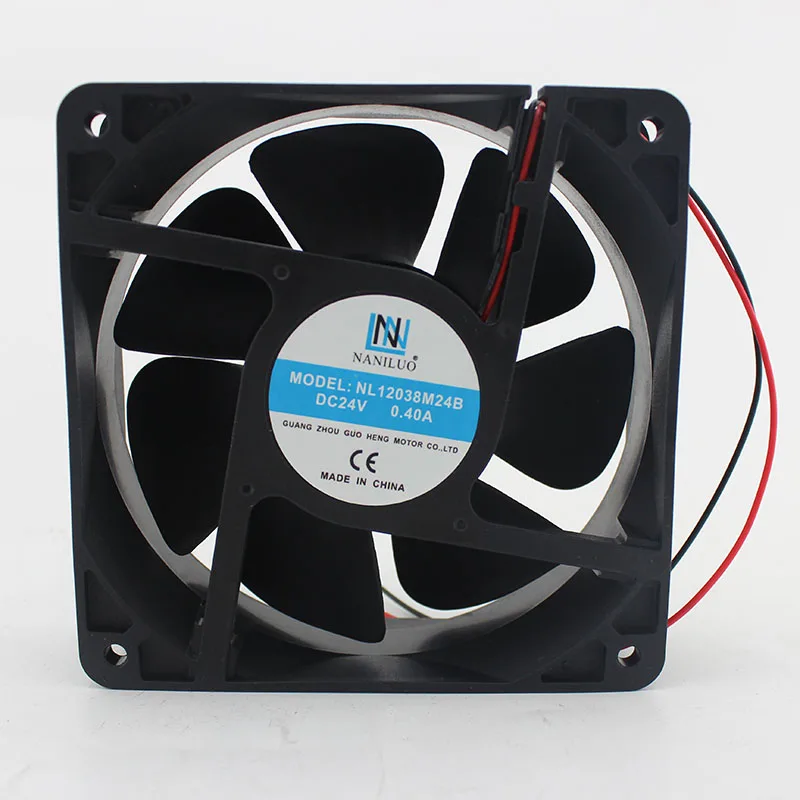 NANILUO DC 24 В 12038 120 мм 120*120*38 2 контактный разъем Бесщеточный Охлаждающий вентилятор