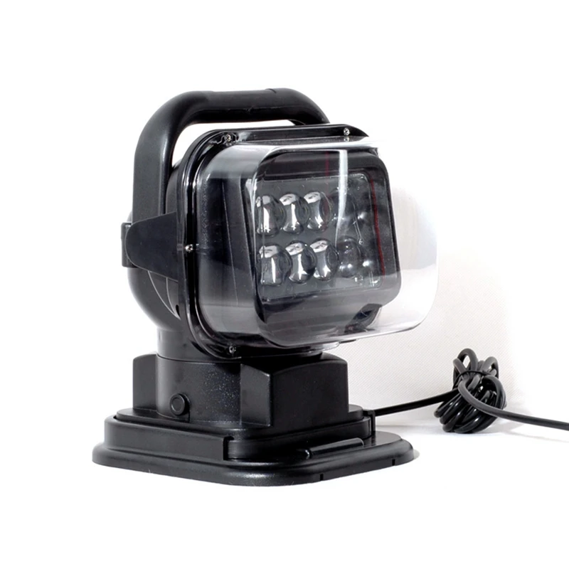 Yait " 50 Вт светодиодный поисковый светильник с дистанционным управлением 7 дюймов точечный светодиодный поисковый светильник для грузовика, внедорожника, лодки, морской светильник с дистанционным управлением x1