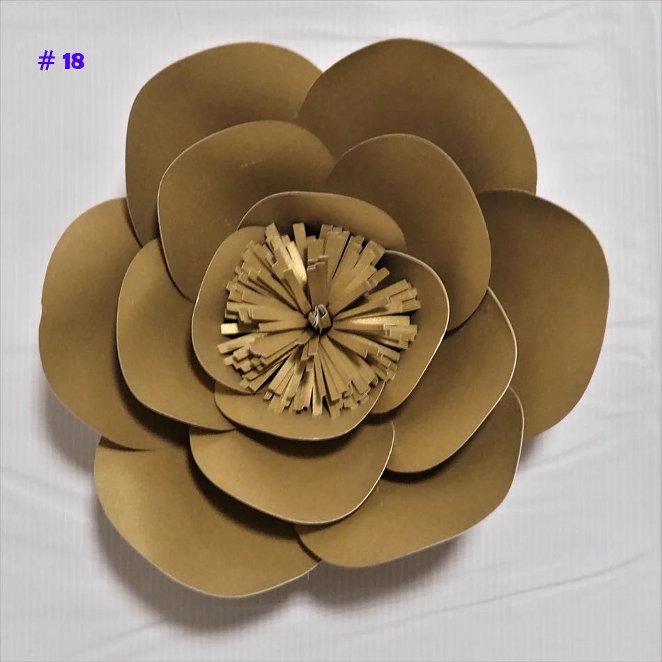 

Giant Paper Flowers Artificial Rose DIY Large Paper Rose Wedding & Event Backdrop Baby Nursery With Video tutorials 1 Piece