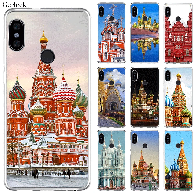 Мягкая термополиуретановая крышка чехол для Xiaomi Redmi 4A 4X5 5A 6 6A S2 Pro Plus России Санкт