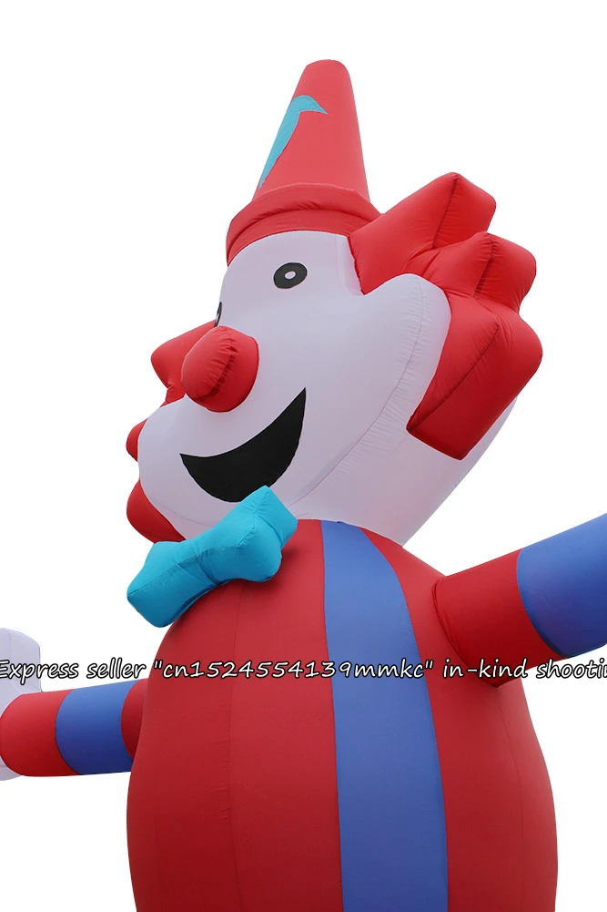 3D красный синий клоун воздушный танцор небо танцор надувная трубка клоун танец Кукла ветер надувной рекламный надувной для 18 ''воздуходувки