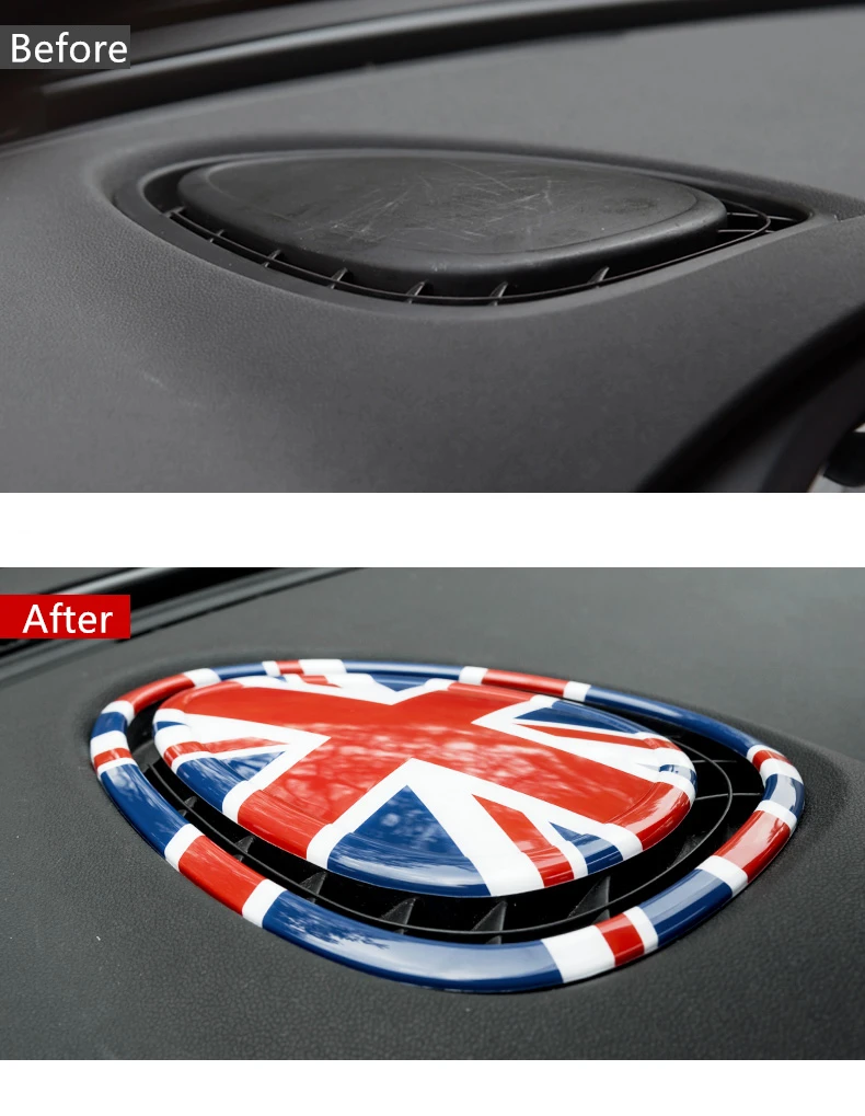 Car instrument panel air outlet decoration cover sticker Interior trim For BMW MINI Cooper S F54 Clubman Car Styling Accessories