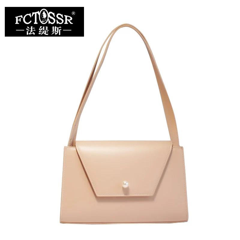 

Summer Latest Women Handbag FCTOSSR All Match Shoulder Bags Top-handle Portable Bags Genuine Leather Office Ladies Handbag