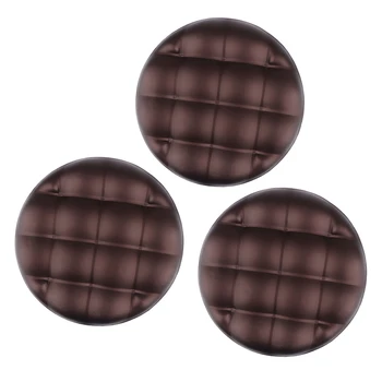 

Perfeclan 3pcs Bar Stool Seat Cushion Round Chair Seat Cushions Soft Leather