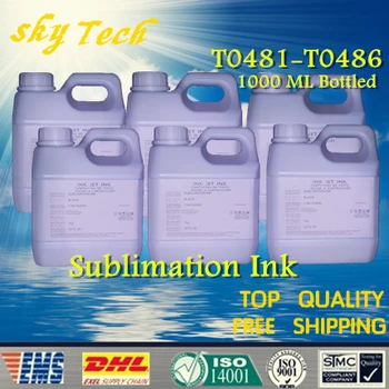 

1L*6 , Sublimation ink suit for Epson T0481 - T0486 , thermal transfer Ink suit for Epson R200 R300 R300M RX500 RX600 etc