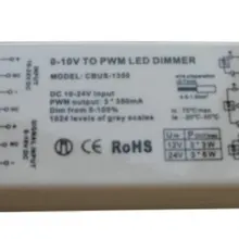Постоянный ток 0-10В к светодиодный pwm регулятор, 24 Вт