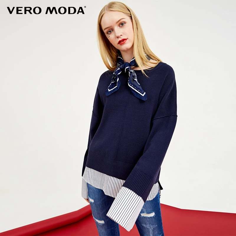 Vero Moda new drop shoulder sleeve casual loose fake two