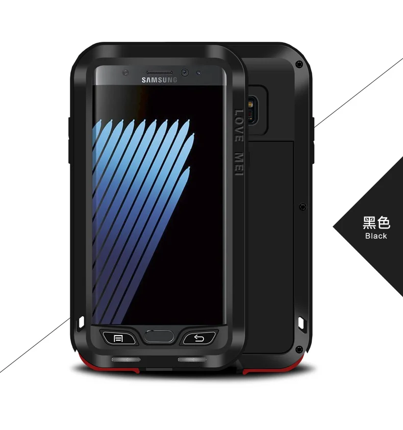 LOVE MEI Case for Samsung Galaxy Note 7 Shock Dirt Proof Water Resistant Metal Armor Cover 7R | Мобильные телефоны и