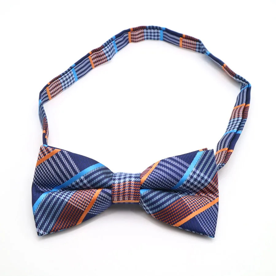 Модные Для мужчин полиэстер Шелковый Полосатый горошек смокинг Bowties мужские галстуки; Свадебная вечеринка бабочкой классические Регулируемая бабочка