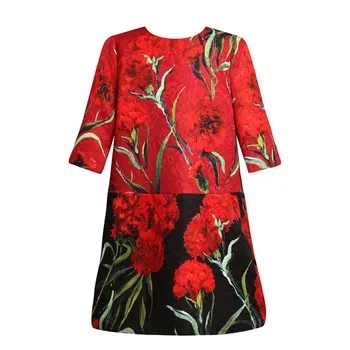 

Baby Girls Carnations Dress Kids Spring Clothes Girl Flower Dresses For 100-150