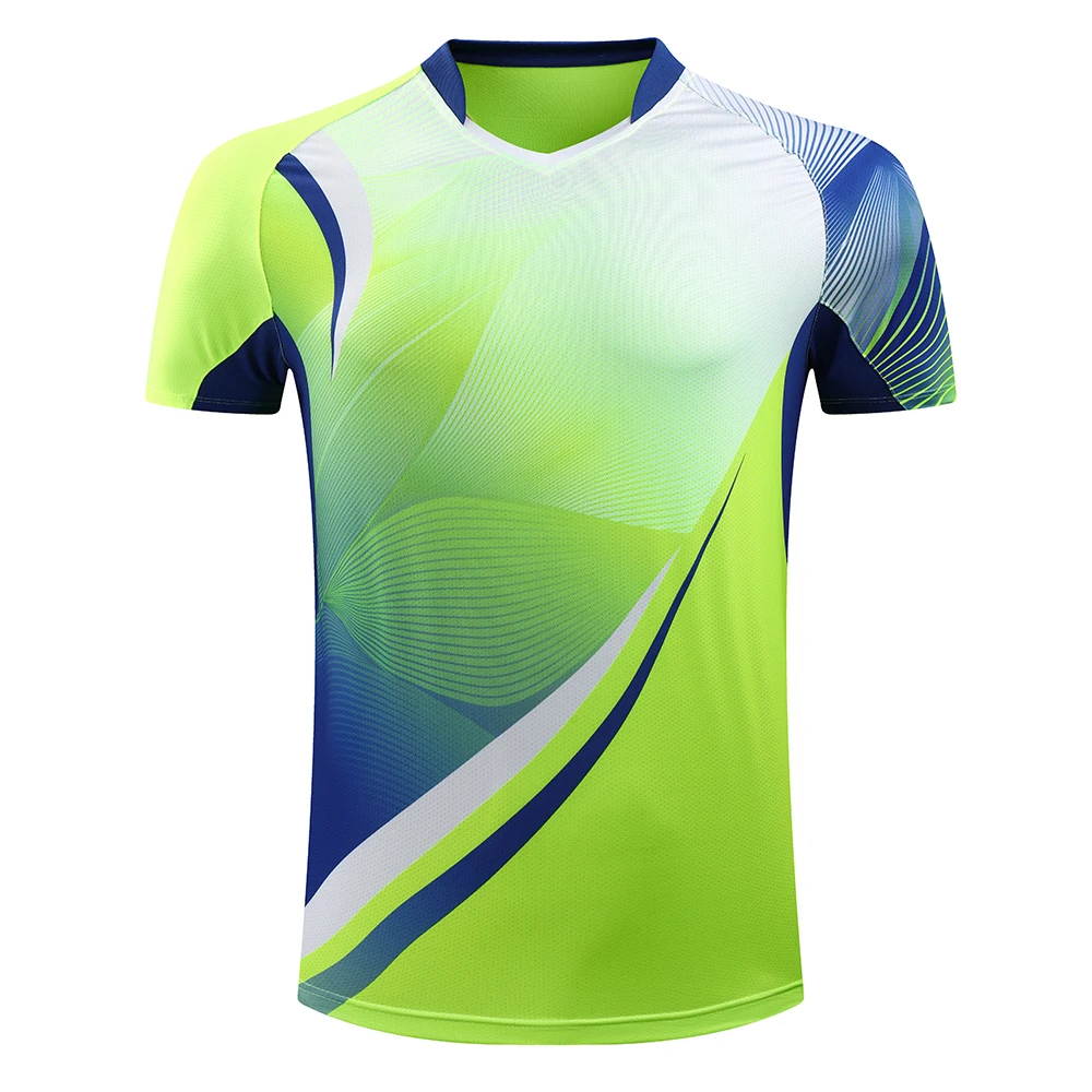 Nueva camiseta de bádminton, camisas de tenis para hombres/mujeres, camisetas de tenis de secado rápido, camisetas de tenis de mesa, camisa deportiva 225