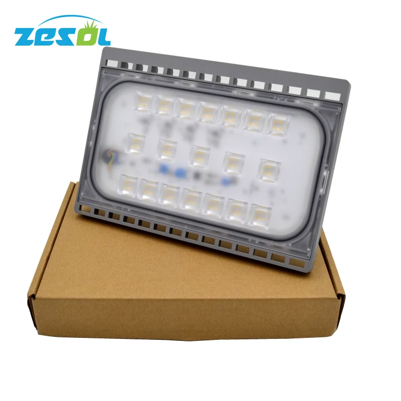 ZESOL 10 шт. focos led 220 В наружные 50 Вт iluminacion ip65 proyector 12 24 в светодиодные прожекторы для