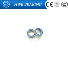 High quality 10PCS Free Shipping MR63 2RS Blue rubber 3x6x2 5 mm Miniature Ball Bearings MR63RS