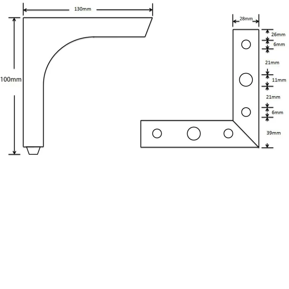 Furniture Legs steel 100