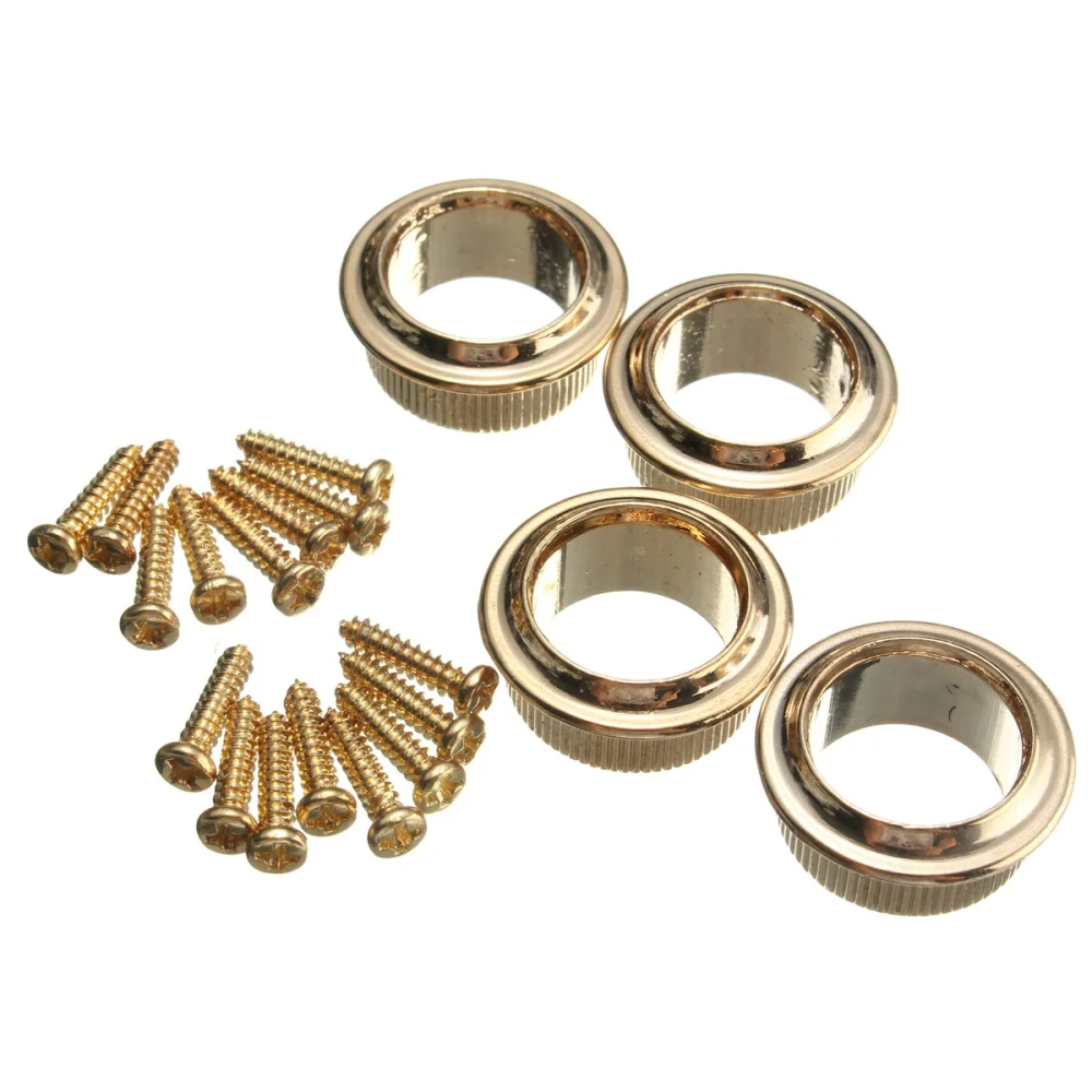 Gold plated 4PCS NEW Bass Guitar String Tuning Pegs Keys Tuners Machine