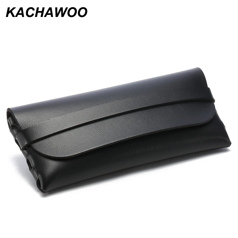 Футляр для очков чтения Kachawoo Модный черный и белый ручной работы из