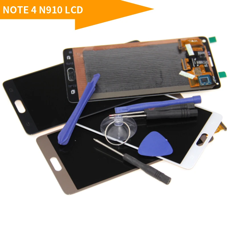 Дигитайзер сенсорного экрана для Samsung Galaxy Note 4 ЖК дисплей N910 N910C N910A N910F N910H экран