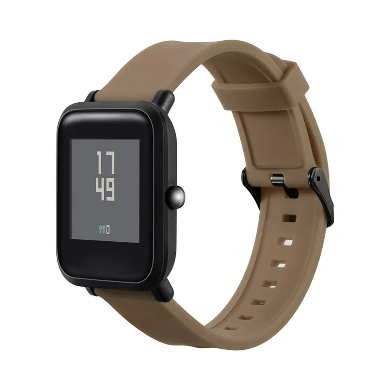 Сменный ремешок для часов Ремешок из мягкого силикагеля Xiaomi Huami Amazfit Bip Youth Watch