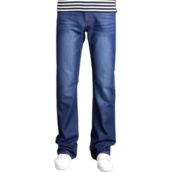 

New Pants Vintage Wide Legs Flare Bootcut Jeans For Men Blue Jeans