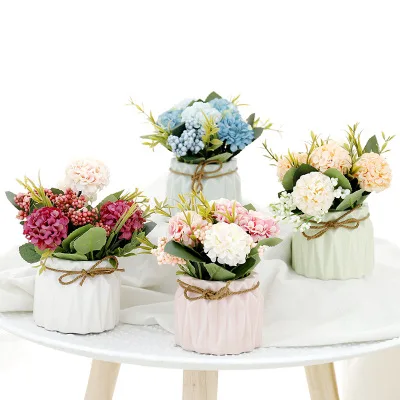 

Wedding Vase Flowers Set Ceramic Wedding Table Centerpiece Decoration Bonsai Home Decor