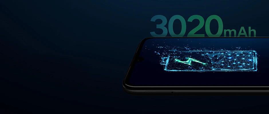 Оригинальный Смартфон Honor 8A Android 9,0 Octa-core 6,09 дюймов полный экран 1560x720 Двойная камера 3020 мАч 3 слота сотового телефона