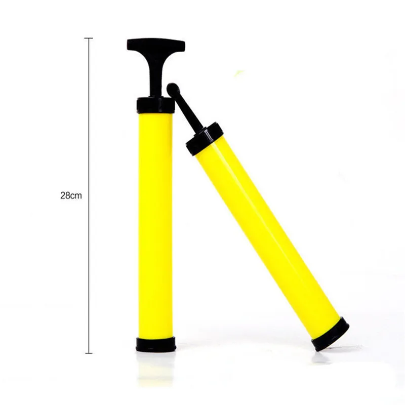 1Pc Portable Manual Pump Hand Air Vacuum Pump For Space Saver Saving