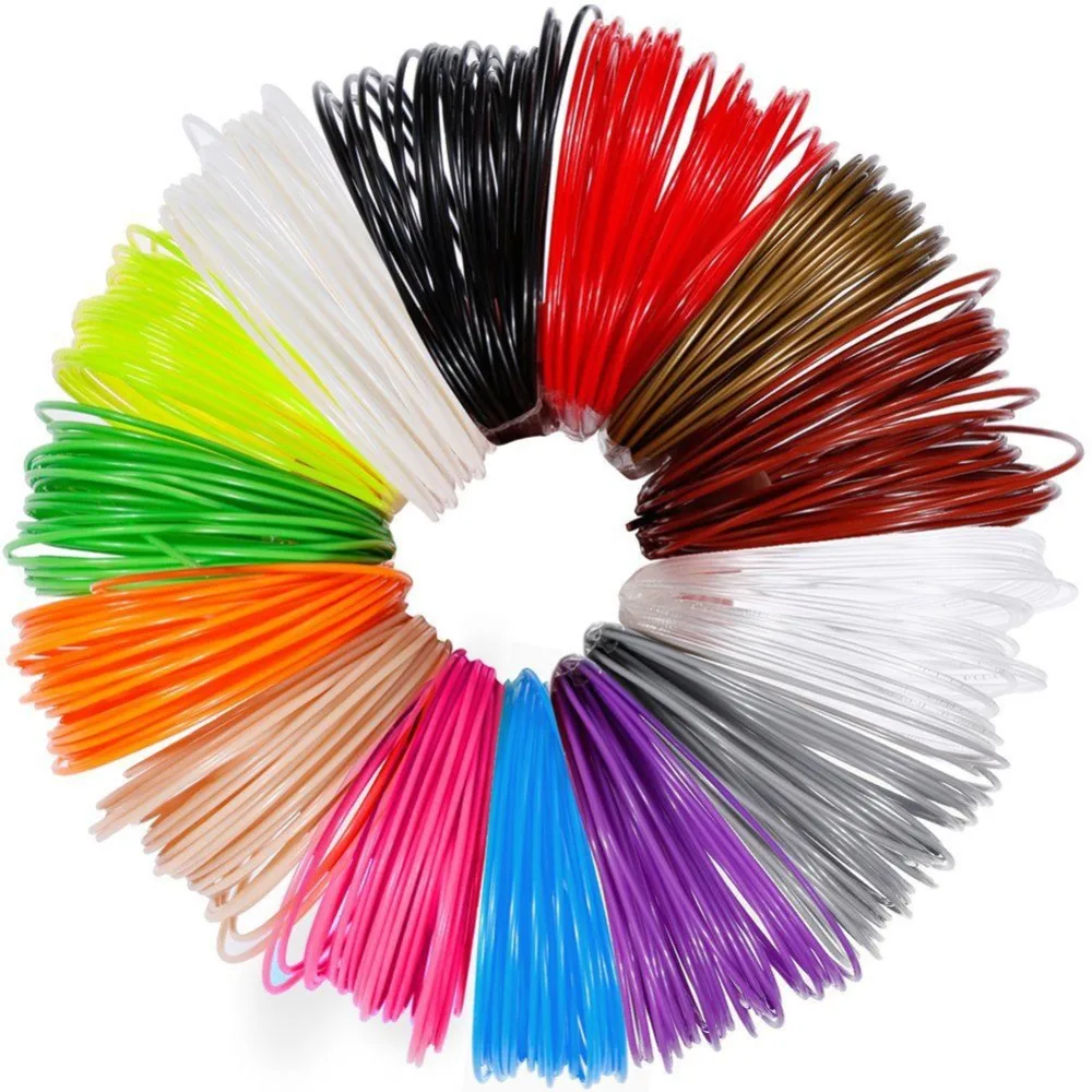 

Dikale 3D Pen Special PLA Filament 1.75mm 3D Printing Material 3D Printer 12 Colors Filament Modeling Stereoscopic No Pollution