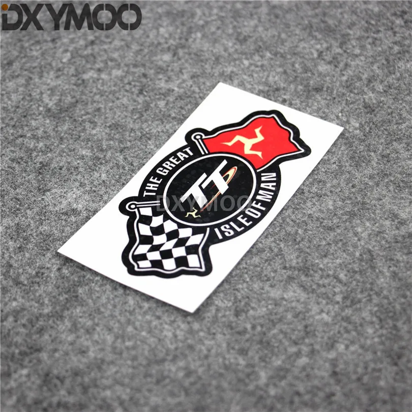 

MotoGP Racing The Greatest TT isle of man Motorcycle Bike Stickers Lovely Car Styling Vinyl Decal Reflective 12x6cm