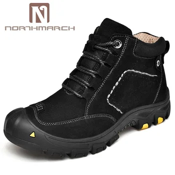 

NORTHMARCH Genuine Leather Autumn Winter Sneakers For Men Comfortable Fashion Outdoor Mens Boots Casual Chaussure Hiver Homme