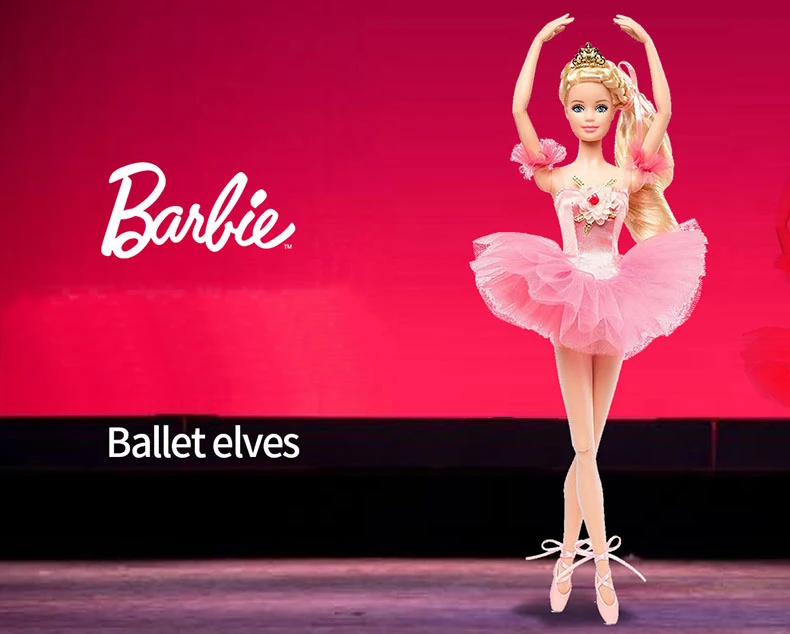 Кукла Барби Коллекционная Ограниченная серия Оригинальные балетные эльфы танцовщица Барби девочка принцесса игрушка подарок на день рождения DVP52