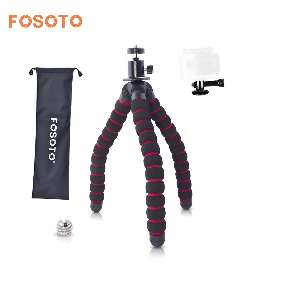 fosoto Large Octopus Gorillapod Digital Camera font b Smartphone b font Mini Tripod Stand Flexible Grip