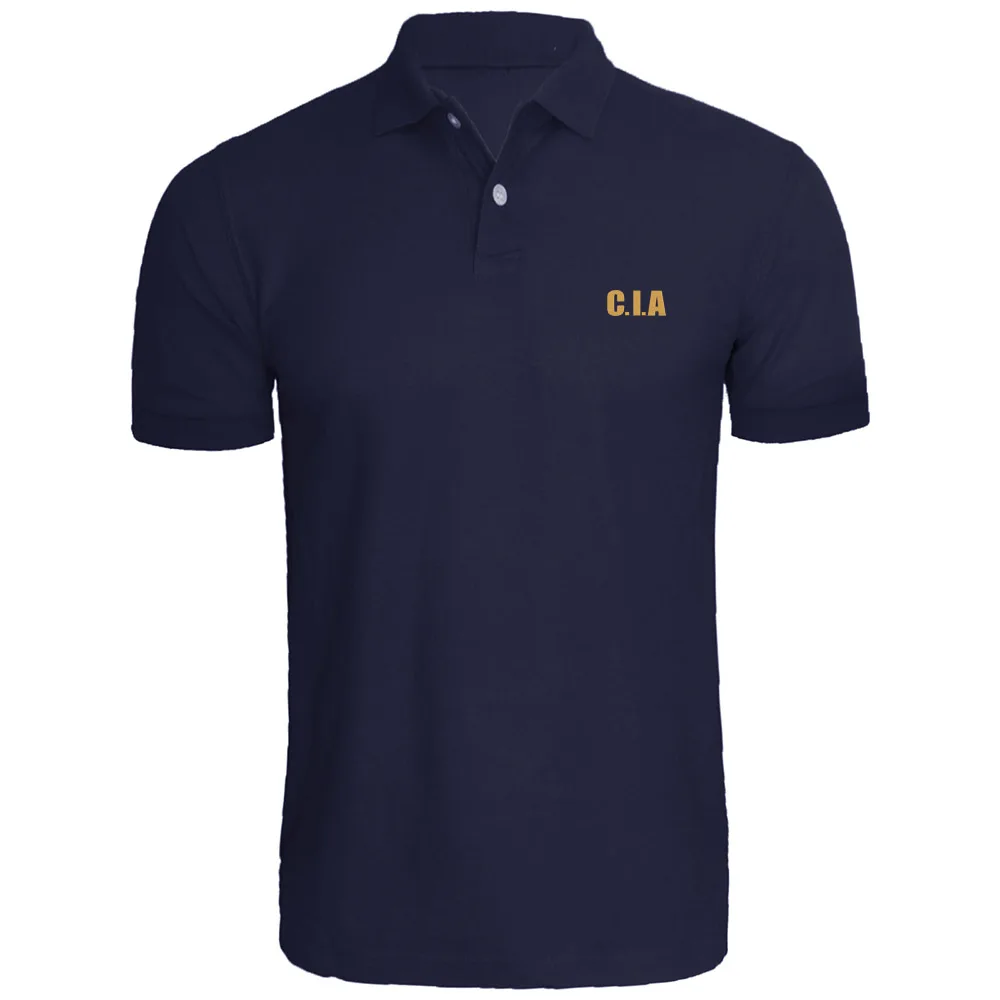 

Mens CIA Embroidered Polo Shirts
