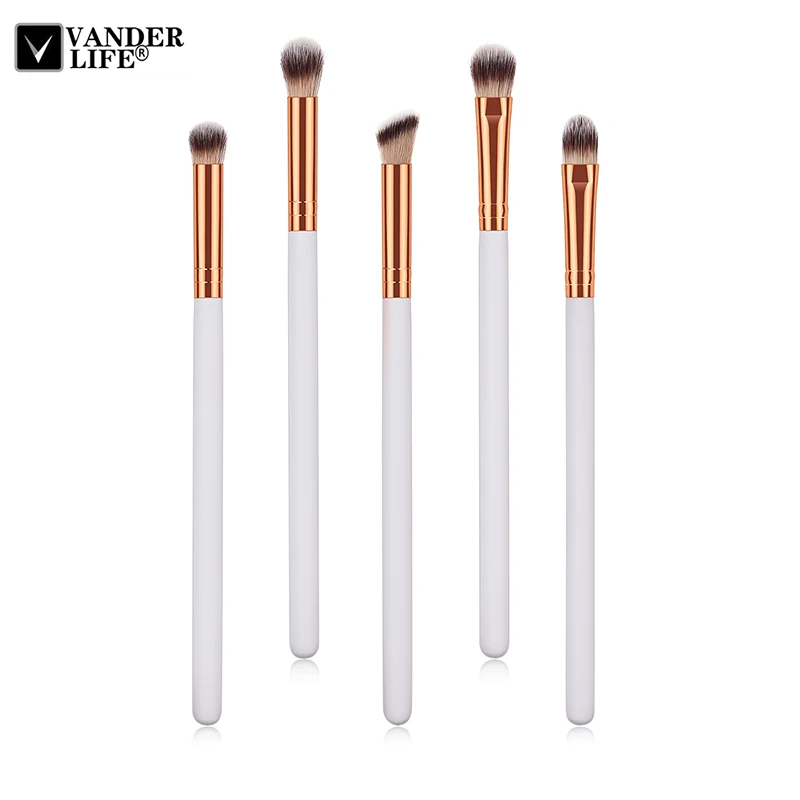 Pro 5Pcs High Quality Makeup Brushes Set Eye Shadow Brushes Cosmetic