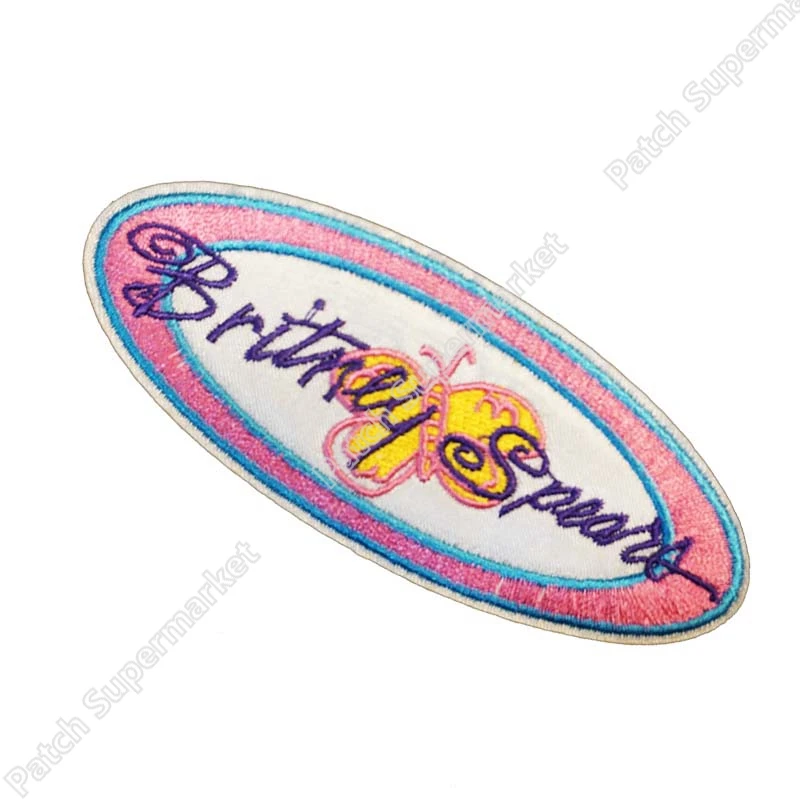 

4.5" BRITNEY SPEARS MULTI COLOR STAR Music Band Iron On/Sew On Patch Tshirt TRANSFER MOTIF APPLIQUE Rock Punk Badge Wholesale