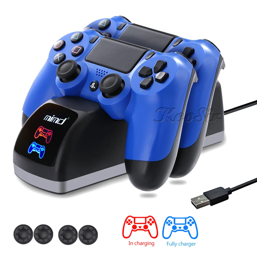 

PS4/Slim/Pro Wireless Controller USB Fast Charger Stand PS 4 Gamepad Charging Dock Station for Sony Playstation 4 Joystick Games