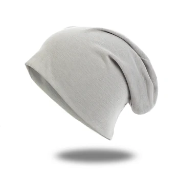 Slouchy Solid Cotton Beanies For Women