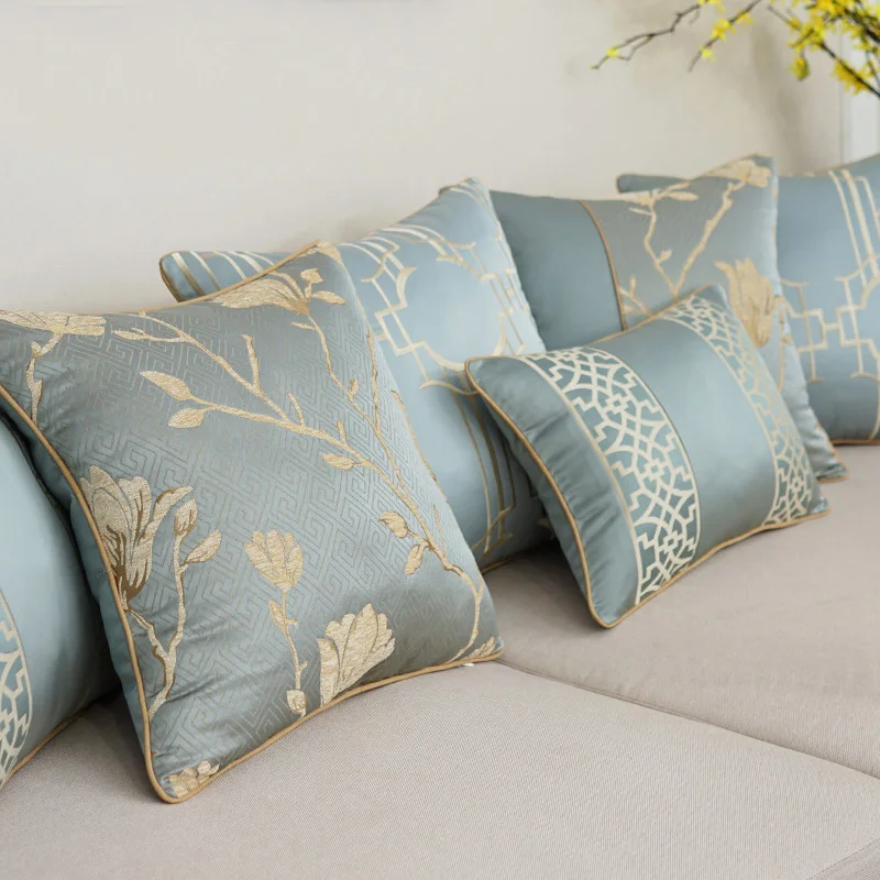 Buy All Match Nordic Cushion Cover Elegant Blue