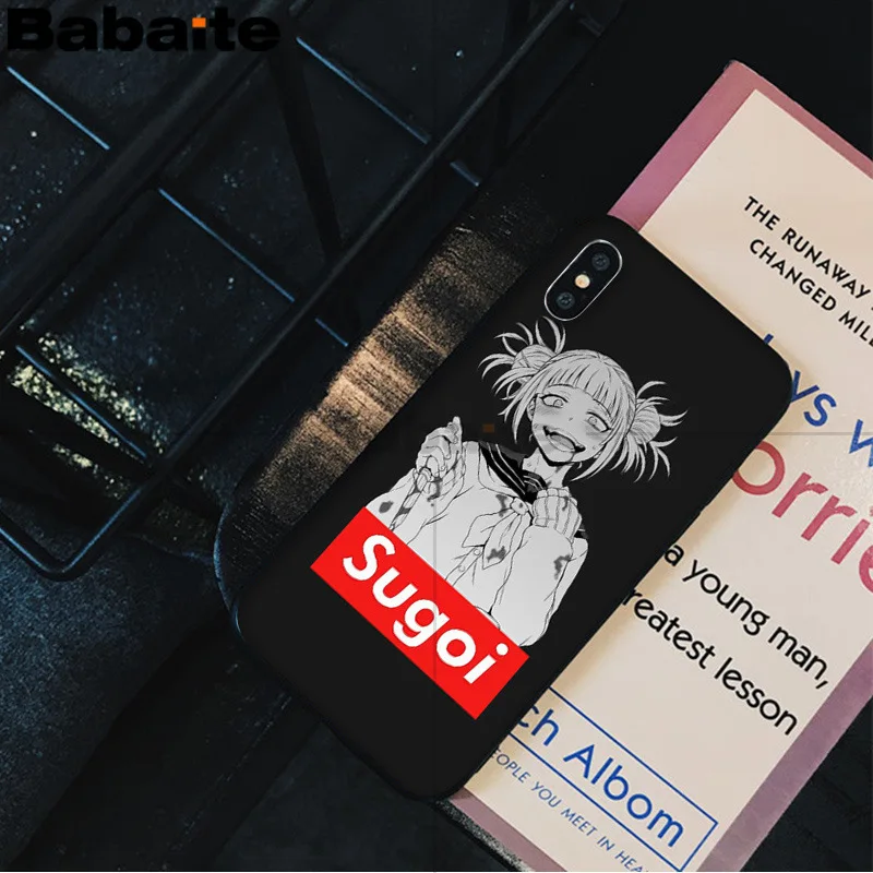 Babaite Sugoi Senpai аниме Waifu персонализированный Чехол для телефона с принтом для Apple iPhone 8 7 6 6S Plus X XS MAX 5 5S SE XR