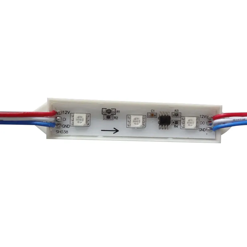 

20X High quality WS2811 dream color 5050 RGB LED pixel module light waterproof IP65 free shipping