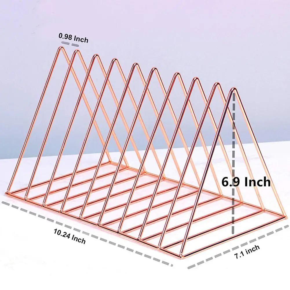 بسيط الحديد الفن الطاولة الثلاثي التخزين رف للمنزل مكتب تنظيم