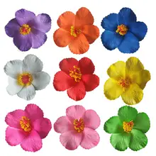 9 шт. заколки для волос Plumeria Flower Bohemia реалистичные заколки для волос для отдыха на пляже, свадьбы, летнего пикника