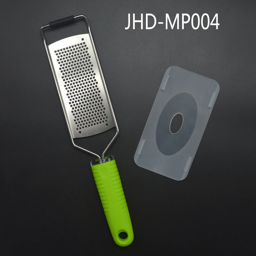 Microplane [Творческий Терка-шинковка для овощей лимонный нож для снятия цедры с фруктов очистки фруктов и овощей с зеленым TPR ручкой