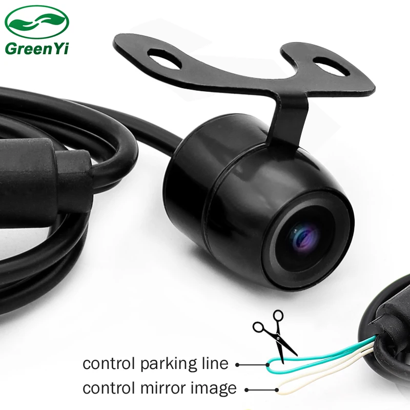 

Waterproof CCD Car Vehicle Rearview Front Side View Backup Reversing Camera with or without Mirror Image Convert Line