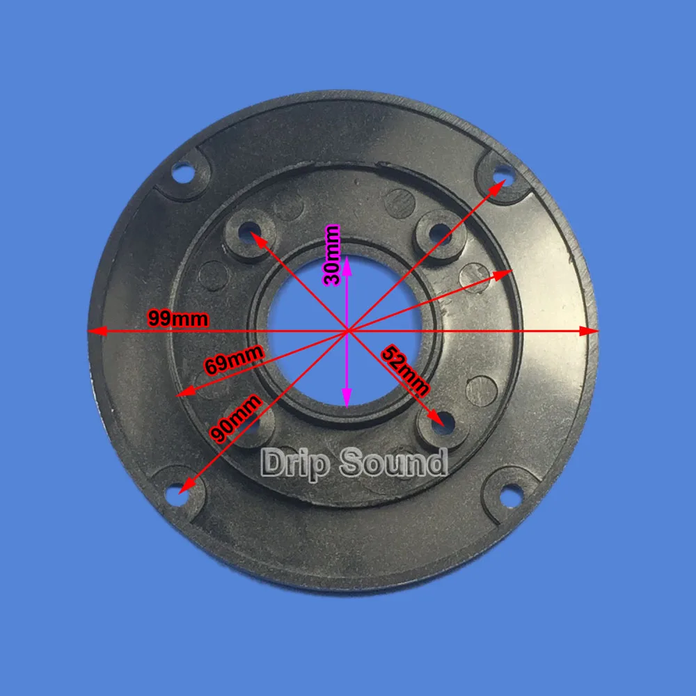 " дюймовый динамик твитер крышка панель декоративный круг динамик фиксированная пластина OD99mm 30 мм отверстие# черный