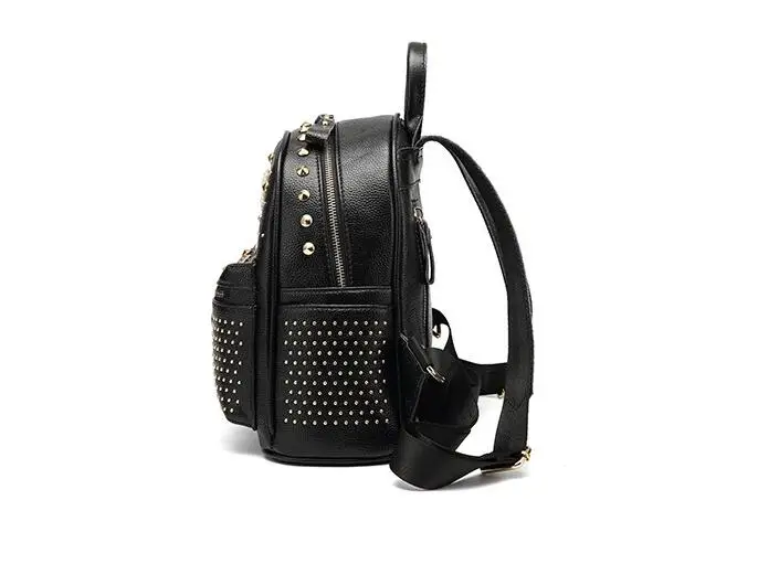 Новое поступление Мода Для женщин сумка Diamond сумочка «пчела» жемчуг заклепки путешествия сумка из натуральной кожаный школьный рюкзак женская сумка D239