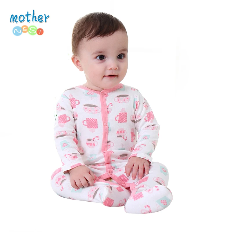 

Mother Nest Cute Babies Romper Baby Boys Girls Clothes Long Sleeve Cake Print Romper Newborn Jumpsuits Infant Clothing