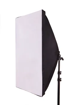

50*70CM Photography Studio Wired Softbox Lamp Holder with E27 Socket for Studio Continuous Lighting Not Include Tripod