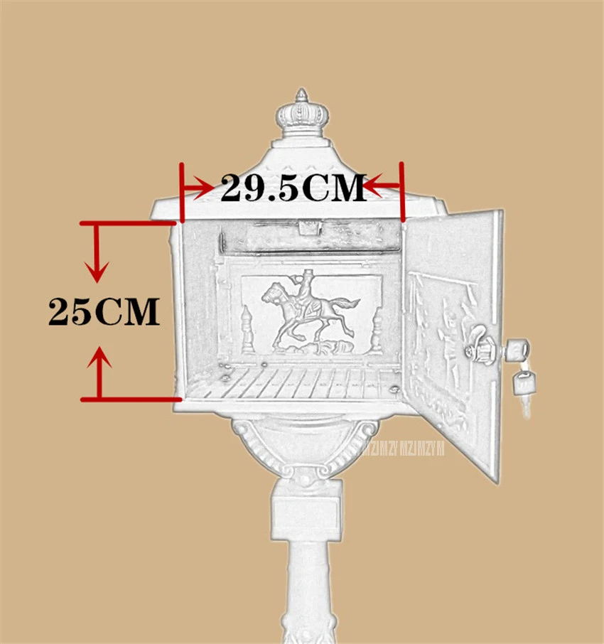 Почтовый ящик с замком, алюминиевая почтовая коробка, почтовый ящик для квартиры, виллы, дома, сада, почтовый ящик для газет