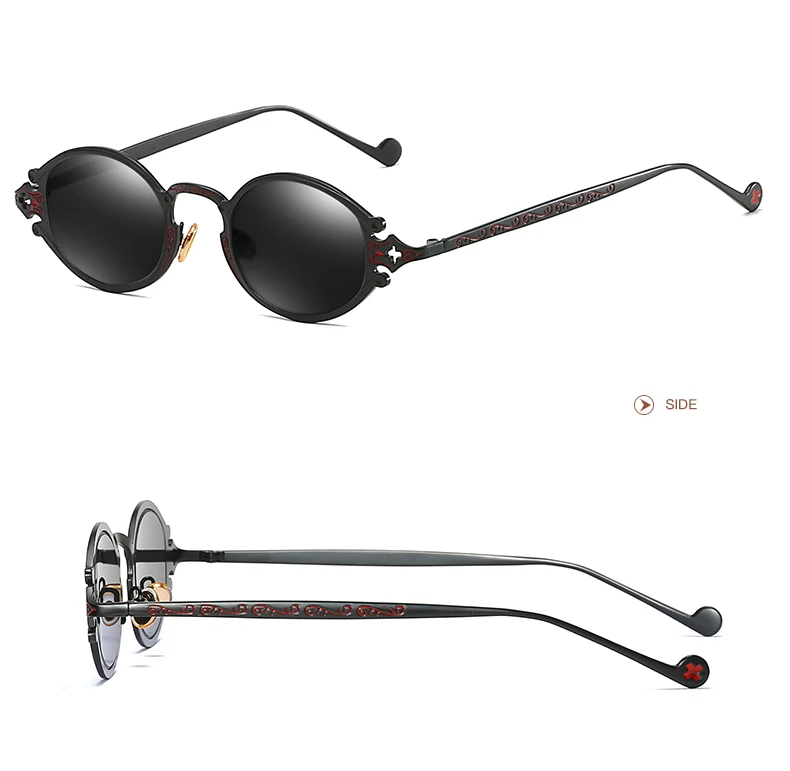 F. J4Z модные панк Солнцезащитные очки для женщин модные крутые винтажные мужские овальные очки для глаз женские защитные очки Oculos De Sol UV400