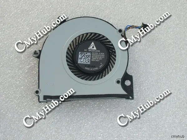 

New For HP Pro x2 612 G1 Tablet Notebook SPS 766618-001 KDB0605HCA02 6033B0038101 DC5V 0.60A 4Pin 4Wire CPU Cooling Fan